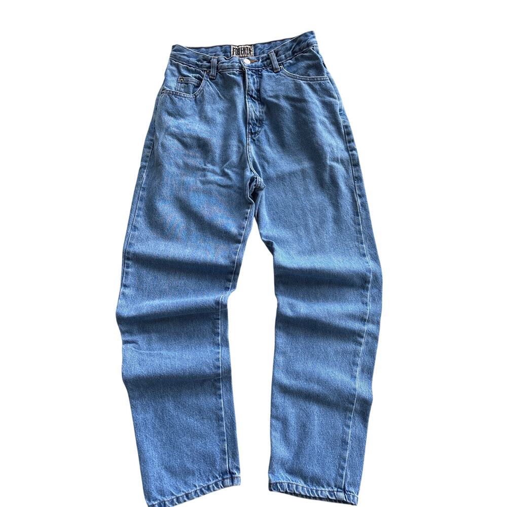 Vintage 80s 90s Forenza High Rise Tapered Leg Jeans Women's 10 Light Wash